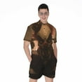 thumbnail image 1 of Scary Clown Short Sleeve Men'S Rompers Casual Summer Jumpsuits Outfit, 1 of 4