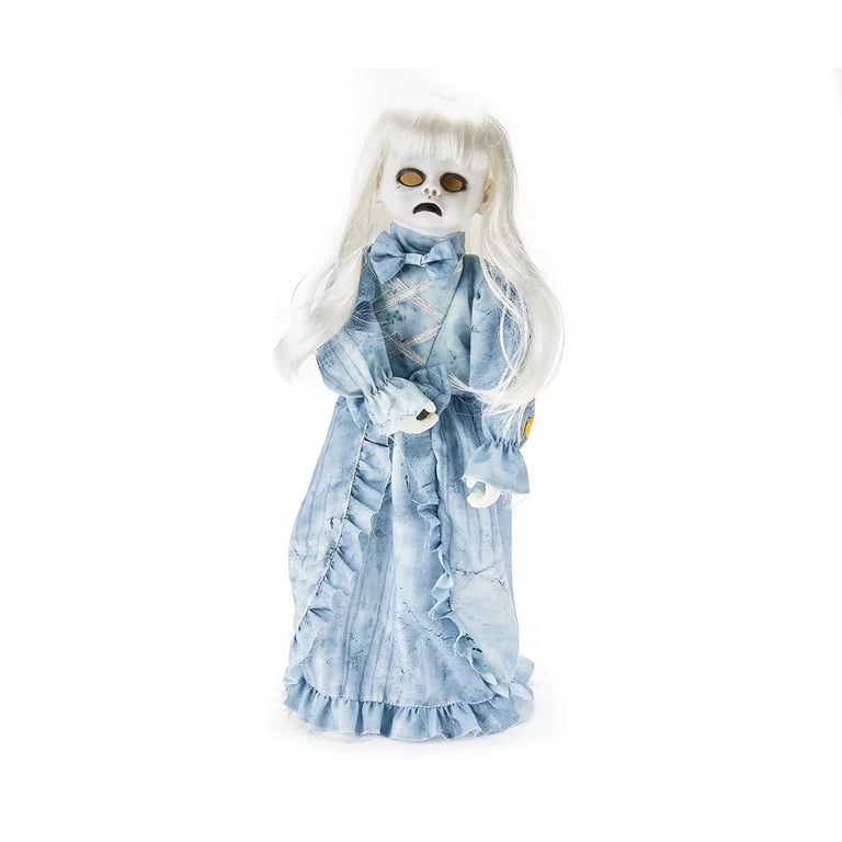 Scary Doll Halloween Decoration Animated Victorian - Walmart.com