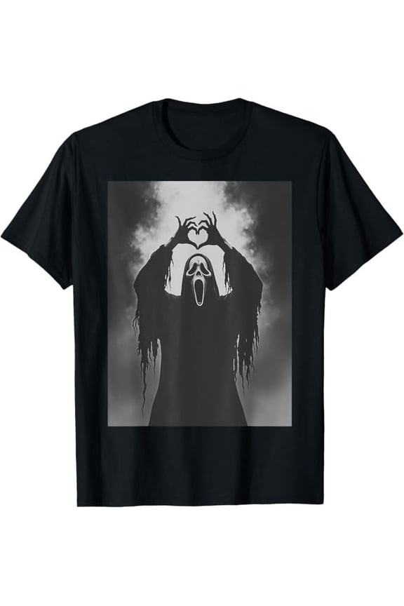 Scary Face Horror Poster Shirt, Halloween Shirt, Spooky Halloween T-Shirt