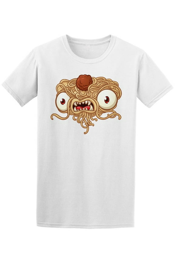 Scary Flying Spaghetti Monster T-Shirt Men -Image by Shutterstock, Male Small