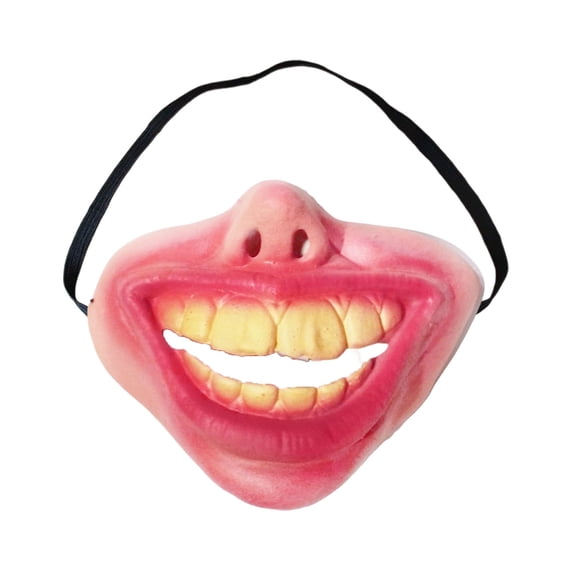 Scary Funny for Dogs, Head Realistic Masks, Latex Pet Face for Small & Medium Dogs, Hilarious Pet Muzzle Accessory