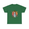 thumbnail image 1 of Scary Girl with her Teddy Bear Halloween T-Shirt, 1 of 12