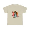 thumbnail image 1 of Scary Girl with her Teddy Bear Halloween T-Shirt, 1 of 12