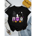 thumbnail image 1 of Scary Gnomes Ghost Autumn Pumpkin Halloween For Women Unisex T-Shirt, up to Size 5XL, 1 of 2