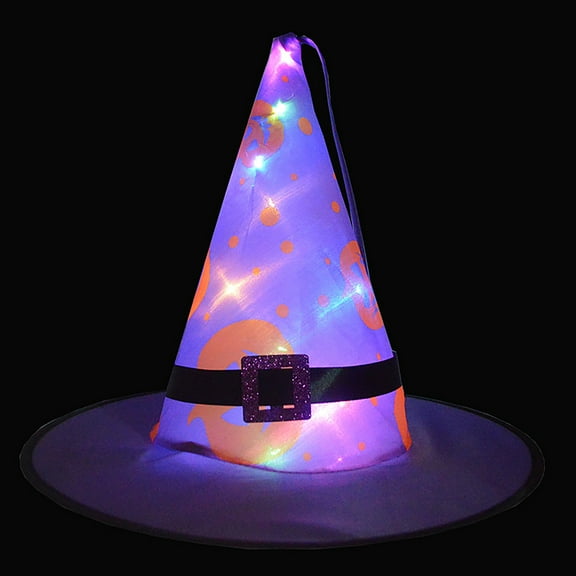 Scary-Good Décor up to 25% Off Halloween Decorations Witch Hats Lights,Colorful Halloween Hanging Witch Hats for Indoor Outdoor Yard Garden Porch Halloween Decor and Costumes