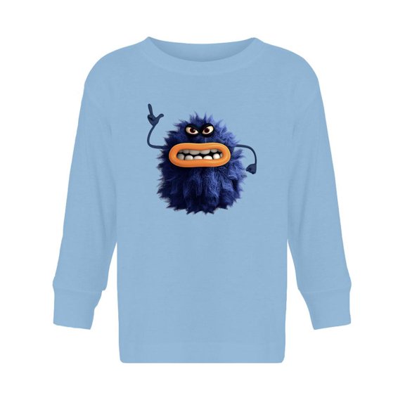 Scary Hairy Monster Long Sleeve Toddler -Image by Shutterstock,  3 Toddler