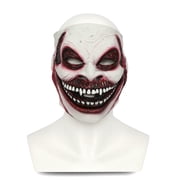 Scary Halloween Clown Mask Evil Fiend Latex Full Face Horror Costume for Adult Cosplay Party