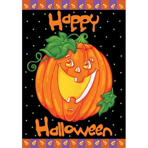 Scary Halloween Halloween Garden Flag 28x40 Inch Double Sided for Outdoor Fall House Yard Decoration