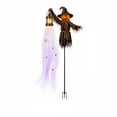 thumbnail image 1 of Scary Halloween Scarecrow Ghost Stake Light with Glowing Lantern and Purple Orange Led Lights, Single Pack Large, Purple and Orange, for Front Yard and Lawn, Outdoor Halloween, 1 of 6
