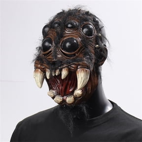 Scary Halloween Spider Mask Creepy Monster Latex Head Costume for Adult Cosplay Party Props