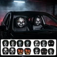 thumbnail image 1 of Scary Headrest Covers for Cars 2 Pcs, Spooky Funny Face Printed | Scary Face Printing Auto Seat Universal Elastic Models Headrest Protector,Headrest Covers for Cars for Halloween Decoration, 1 of 5