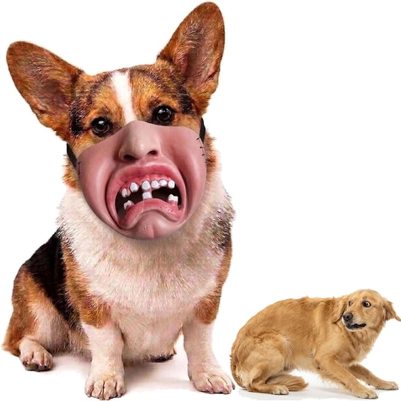 Scary Latex Dog Mask for Small Medium Dogs