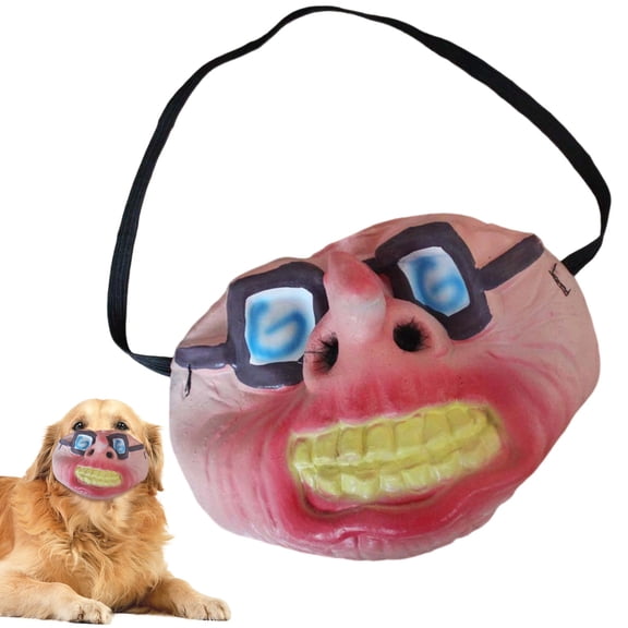 Scary Mask for Dogs, Head Realistic Masks, Latex Pet Face Costume for Small & Medium Dogs