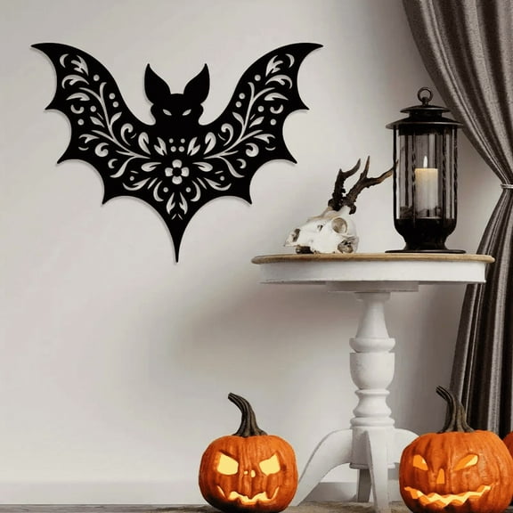 Scary Metal Bat Sculpture Perfect Housewarming & Autumn, Halloween Gift
