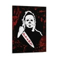 Scary Michael Myers Film Decorative Painting Canvas Wall Poster Art