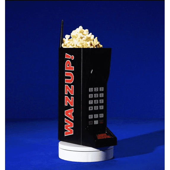 Scary Movie 6 WAZZUP Retro Brick Cell Phone Popcorn Bucket - Collectible Movie Theater Popcorn Tub, Novelty Snack Container & Party Decoration
