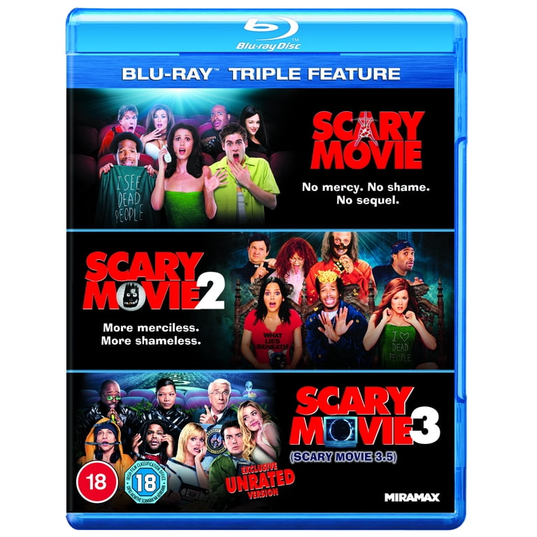 【中古】Scary Movie Triple Feature [Blu-ray] Scary Movie Trilogy (Blu-ray) - Walmart.com