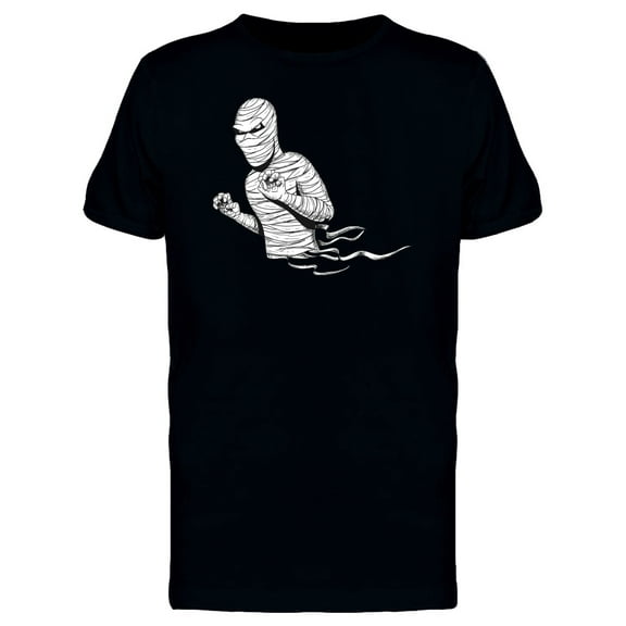 Scary Ninja Mummy T-Shirt Men -Image by Shutterstock, Male 3X-Large