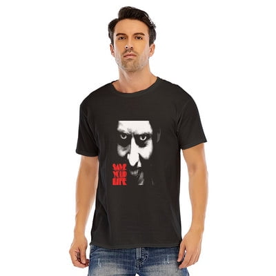 Scary O-neck T-shirt | Cotton Save Your Life
