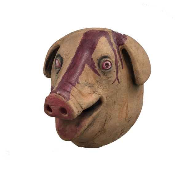 Scary Pig Head Mask,Realistic Pig Mask,Horror Butcher Masks Fancy Dress for Halloween Carnival Party