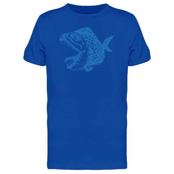 Scary Piranha Monster Tee Men's -Image by Shutterstock