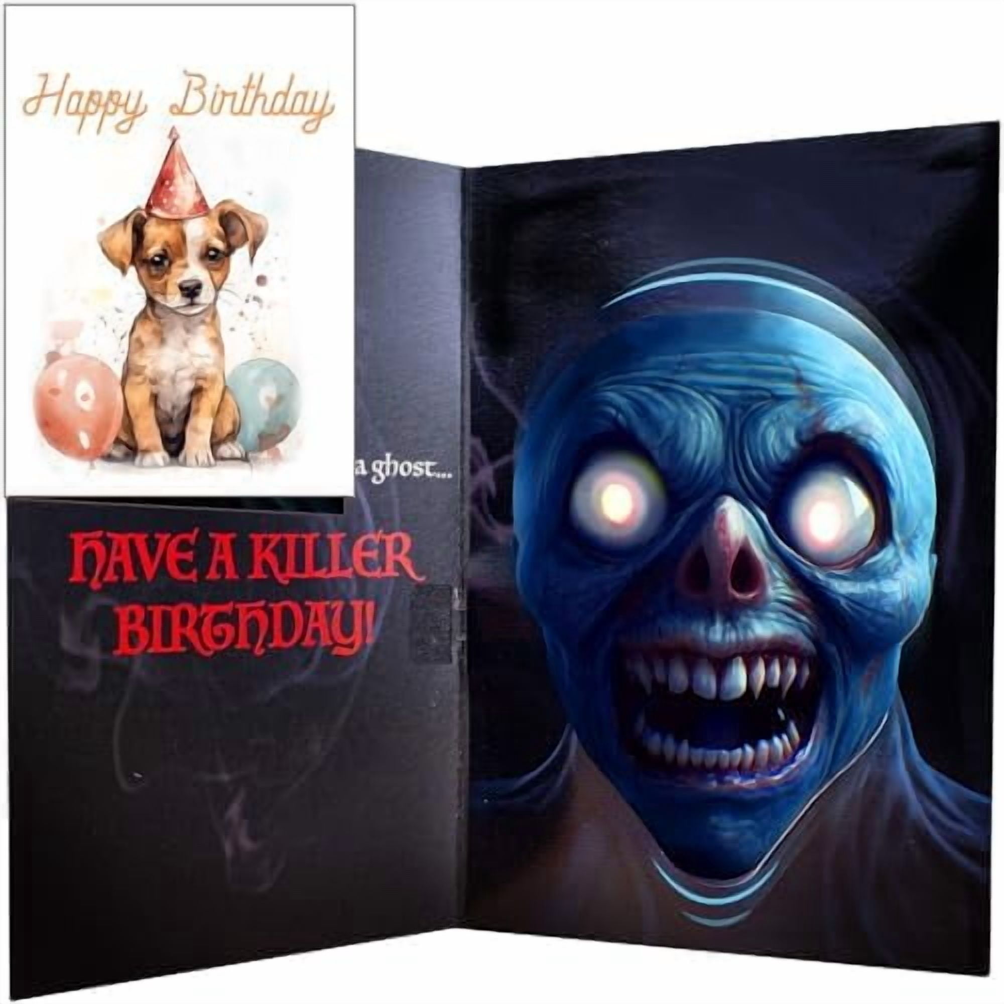 Endless Happy Birthday Prank Card - Nonstop Barking Dog Sound & Glitter Bomb | Double Prank For Guaranteed Laughs