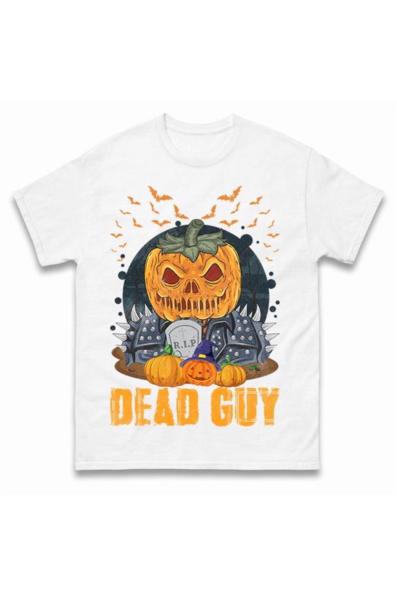 Scary Pumpkin Dead Guy Halloween T Shirts