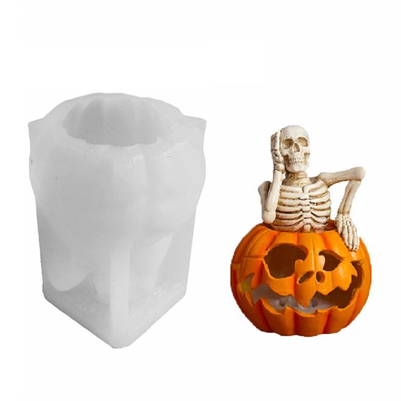 Scary Pumpkin Epoxy Casting Craft Supplies