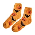 thumbnail image 1 of Scary Pumpkin Face Knee‑High Halloween Socks, Skeleton Ghost Bat Horror Themed Long Socks, Stretchy Soft Knit Novelty Socks For Halloween Party Cosplay Dress‑Up,One Size, 1 of 6