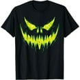 thumbnail image 1 of Scary Pumpkin Jack O Lantern Face Halloween Men Boys Kids T-Shirt, 1 of 2