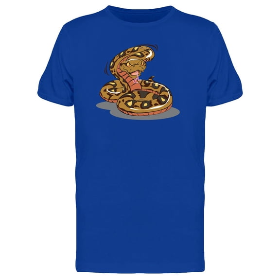 Scary Python Snake Doodle T-Shirt Men -Image by Shutterstock, Male 3X-Large