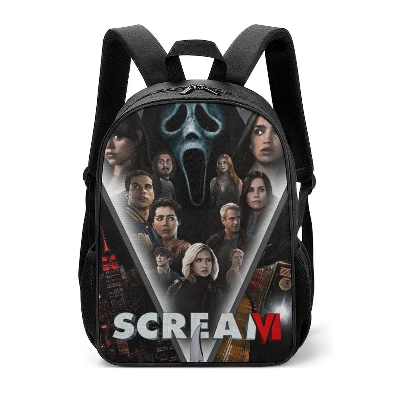Scary Scream Ghostface School Bag Casual Adjustable Backpack Daypack ...