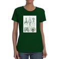 thumbnail image 1 of Scary Sea Creatures T-Shirt Women -Fab Funky Designs, Female 4X-Large, 1 of 4