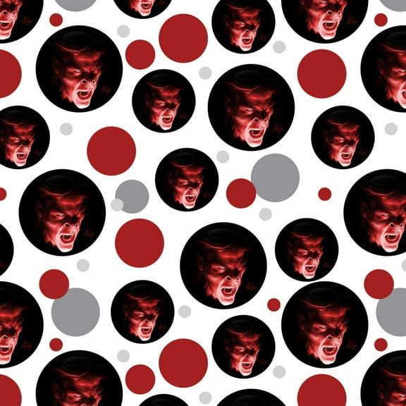 Scary Shadow Demon Hellfire Premium Gift Wrap Wrapping Paper Roll
