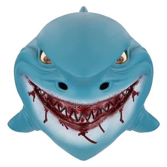 Scary Shark Mask Costume, Halloween Full Head Shark Mask Adults, Fish Shark Masks for Halloween Cosplay Masquerade Costume Party