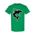 thumbnail image 1 of Scary Shark Silhouette T-Shirt Men -Image by Shutterstock, Male Small, 1 of 2