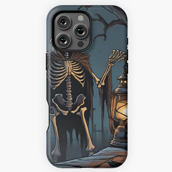 Scary Skeleton Fright Night Phone Case for iPhone 16 15 14 13 12 11 Pro Max M5901645