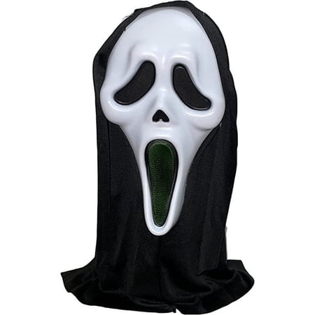 Scary Skull Ghost Mask - Frightening Halloween Face Cover