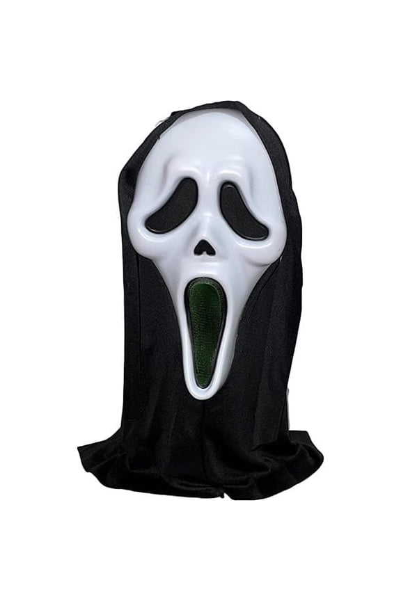 Scary Skull Ghost Mask - Frightening Halloween Face Cover
