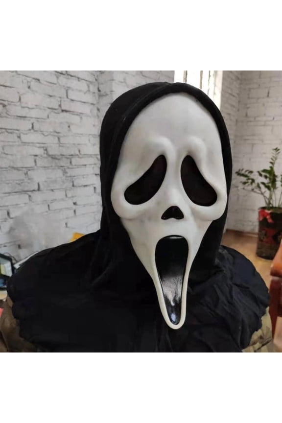 Scary Skull Ghost Mask - Halloween Costume Accessory
