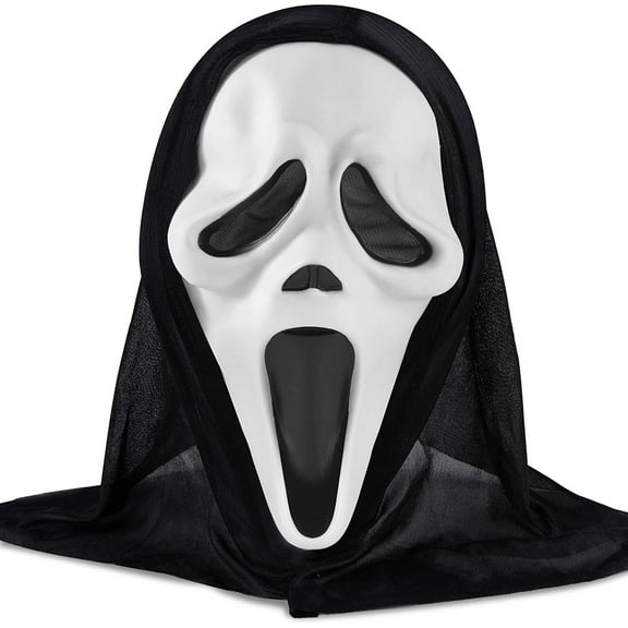 Scary Skull Mask 10-Pack Creepy Halloween Disguises for Group Fun