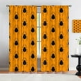 thumbnail image 1 of Scary Spider Design Extra Long Blackout Curtains, Halloween DIY Crafts Traditional Rod Pocket Curtains, Filter Light and Wind Blocking Drapes for Living Room Bedroom Kitchen Kids Room-W42xL54in, 1 of 6