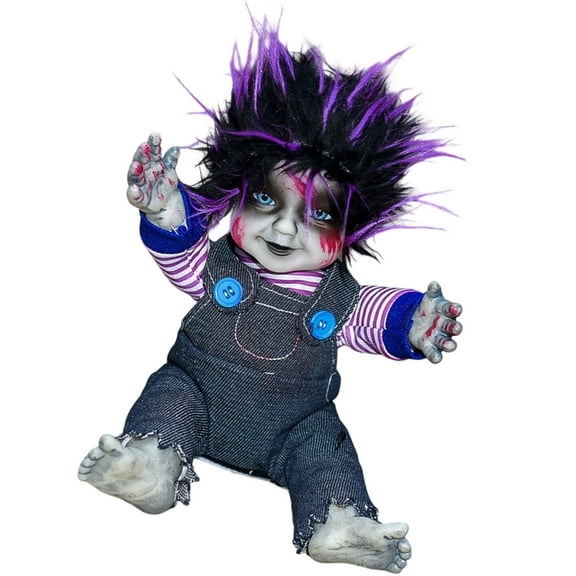 Scary Talking Doll with Illuminated Face Automated Movement Scary Doll