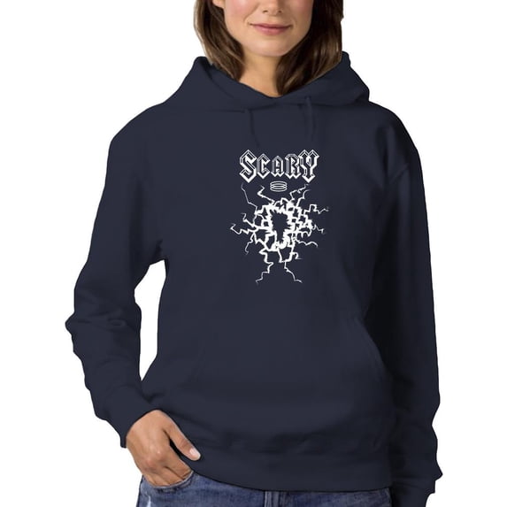 Scary Techno Style Hoodie Women -Image by Shutterstock, Female 4X-Large
