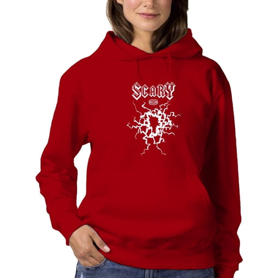 Scary Techno Style Hoodie Women -Image by Shutterstock, Female Small