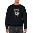 thumbnail image 1 of Scary Techno Style Sweatshirt Men -Image by Shutterstock, Male Large, 1 of 4