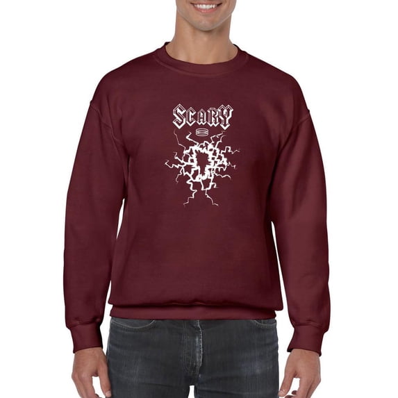 Scary Techno Style Sweatshirt Men -Image by Shutterstock, Male XX-Large