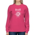 thumbnail image 1 of Scary Techno Style Sweatshirt Women -Image by Shutterstock, Female 4X-Large, 1 of 4