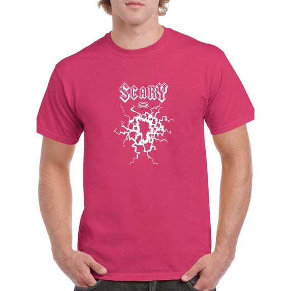 Scary Techno Style T-Shirt Men -Image by Shutterstock, Male Medium