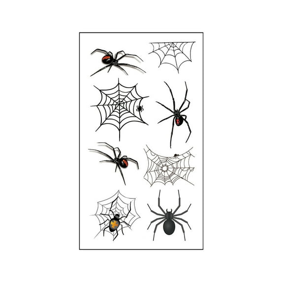 Scary Three-Eye Halloween Sticker Temporary Tattoo, Body Art for Party , Removable Decal for Skin Decoration - C